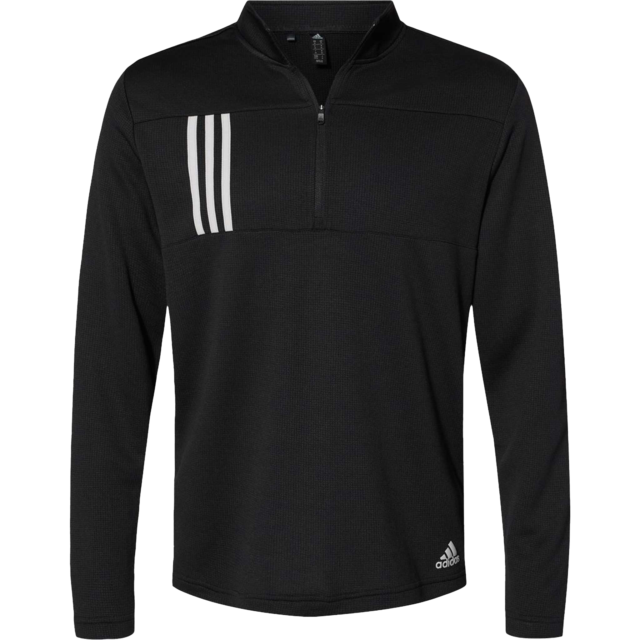 3-Stripes Double Knit Quarter-Zip Pullover