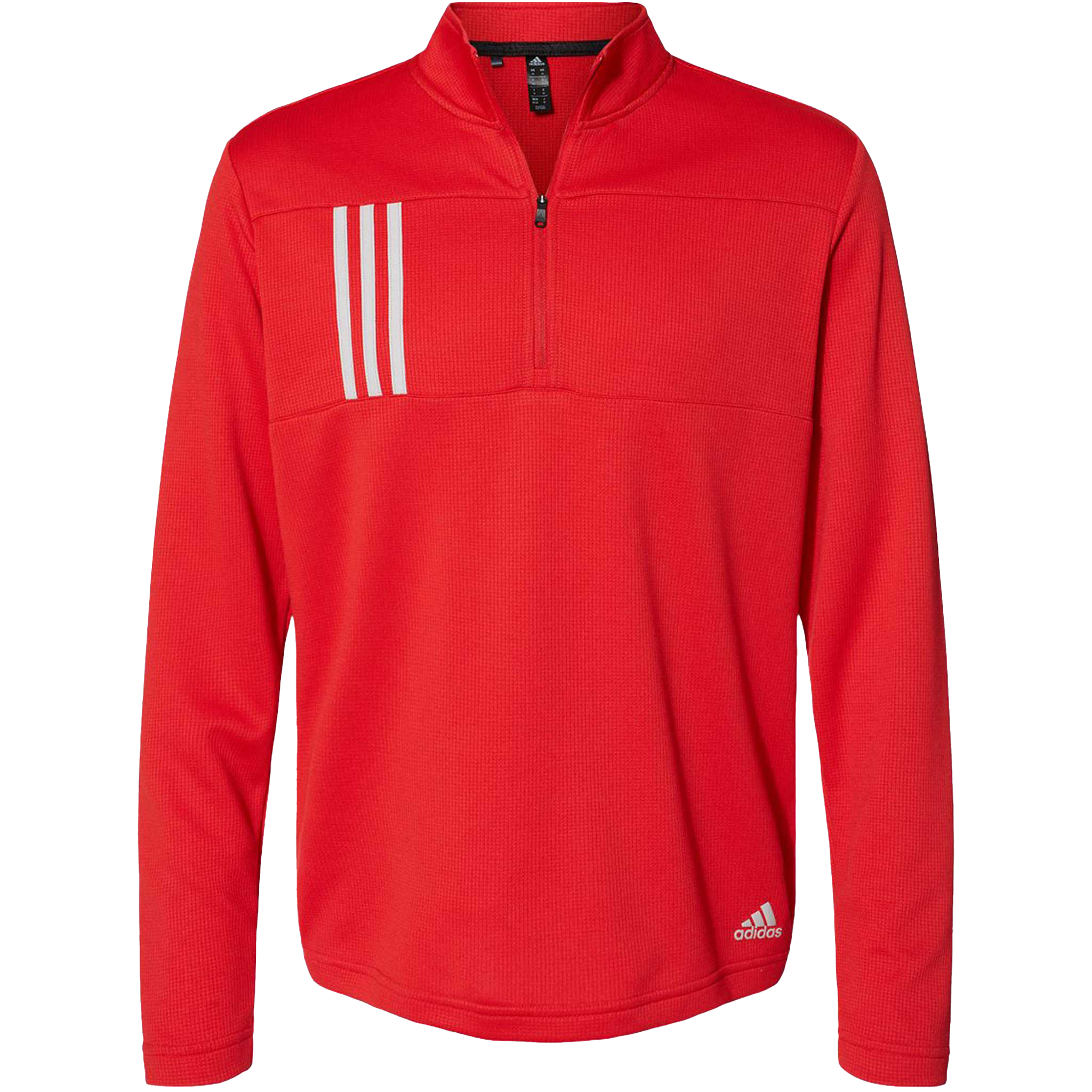 3-Stripes Double Knit Quarter-Zip Pullover