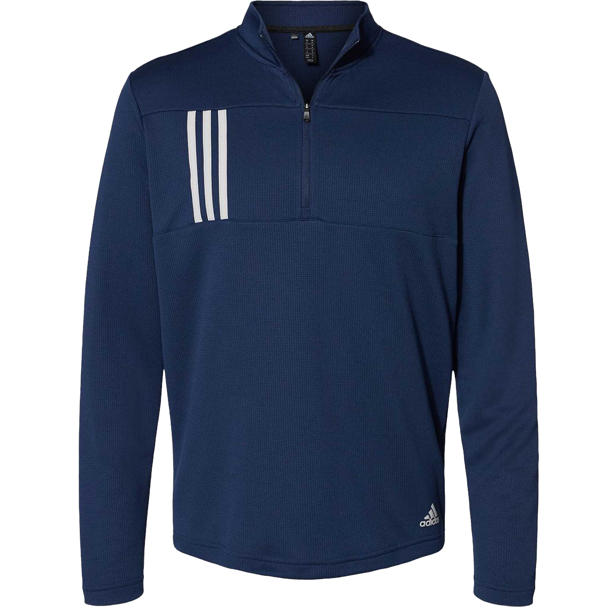 3-Stripes Double Knit Quarter-Zip Pullover