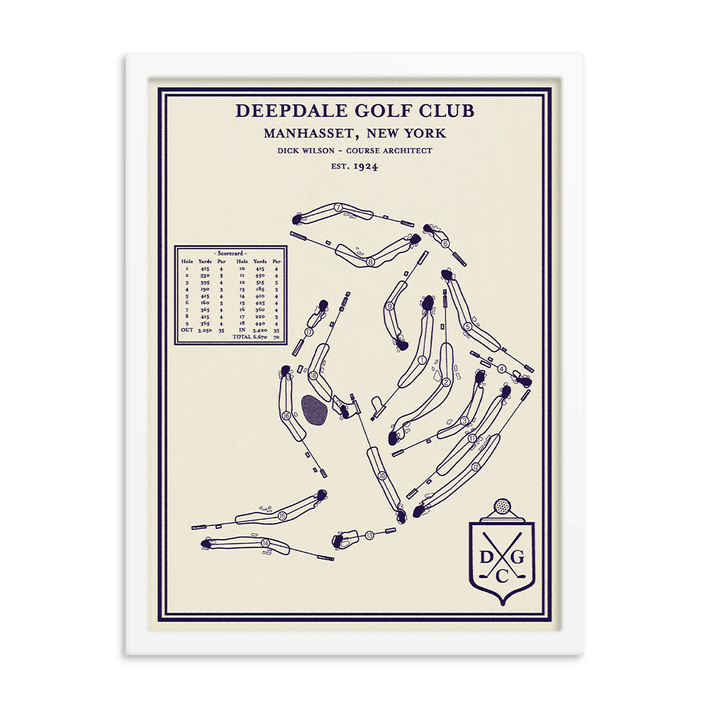 Deepdale Golf Club Course Map
