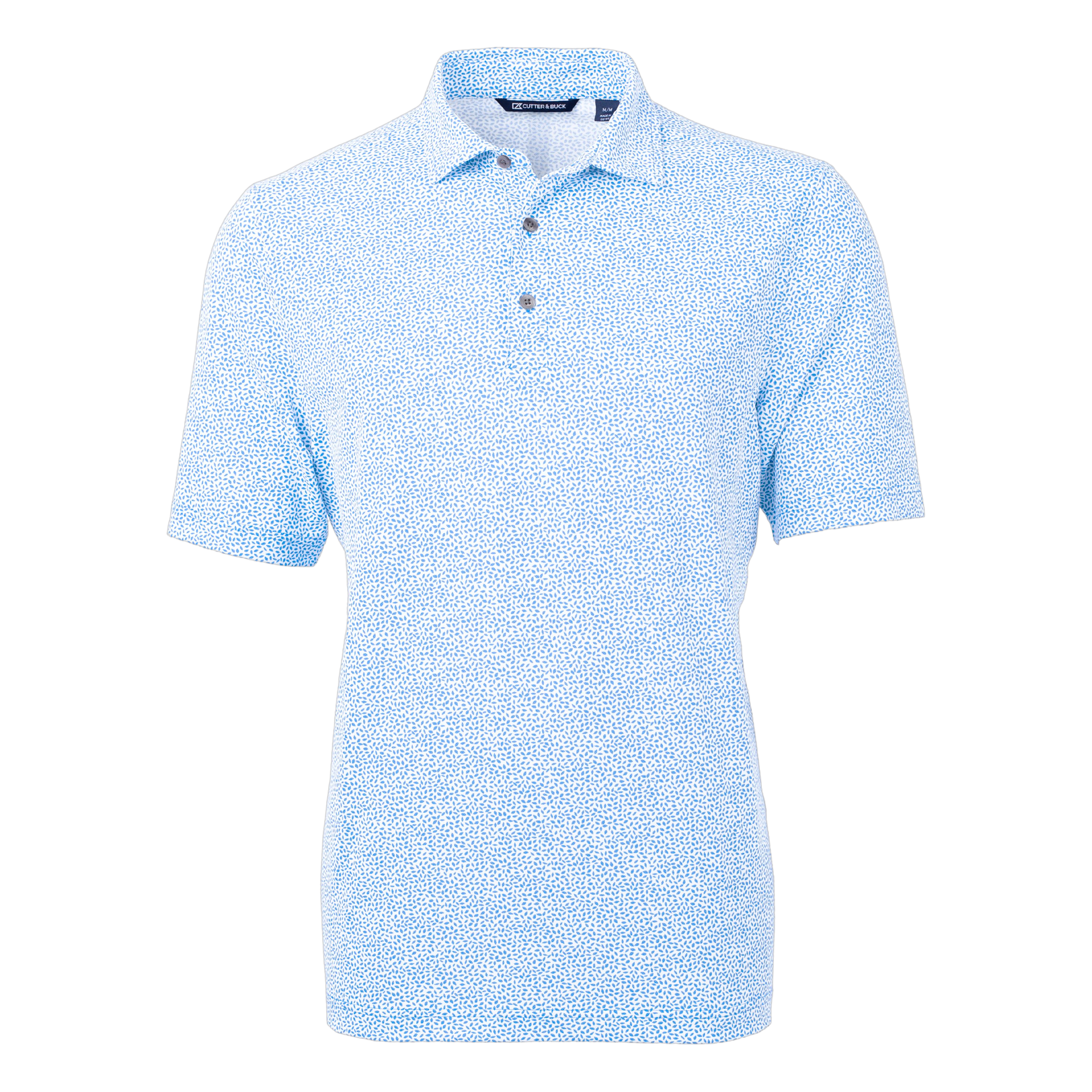 Pique Botanical Print Polo