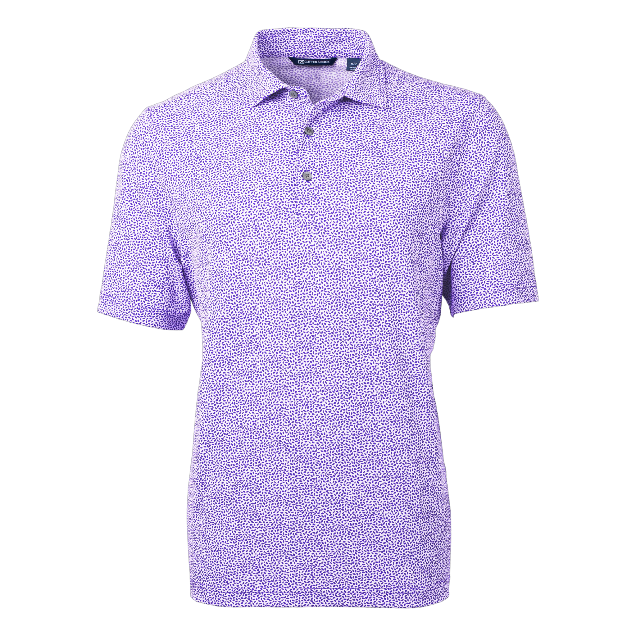 Pique Botanical Print Polo