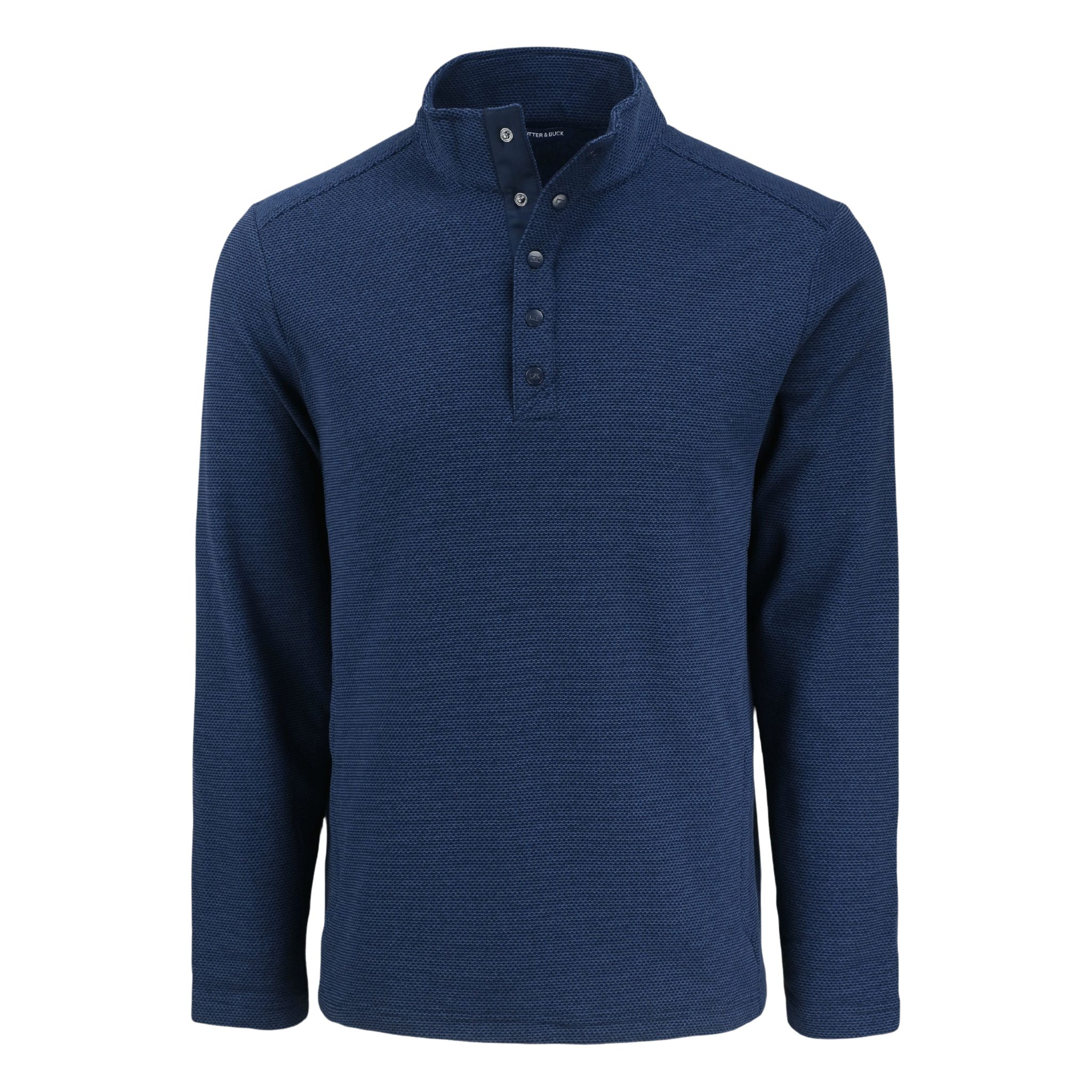 Hunts Point Textured Fleece Snap Pullover