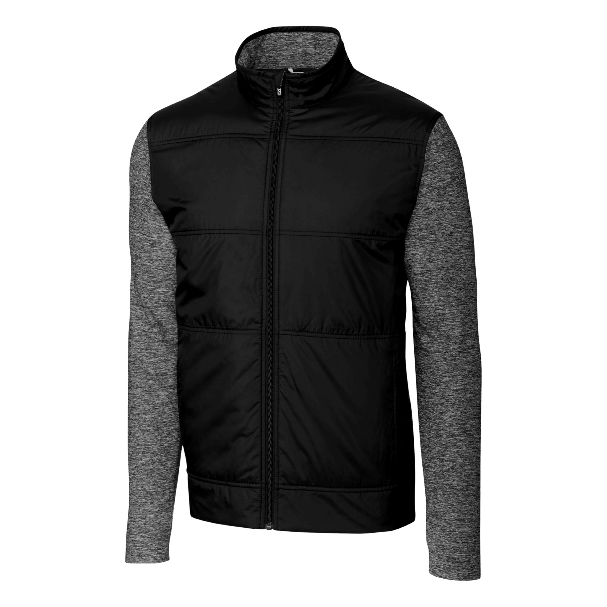 Stealth Hybrid Quilted Mens Full Zip Windbreaker Jacket