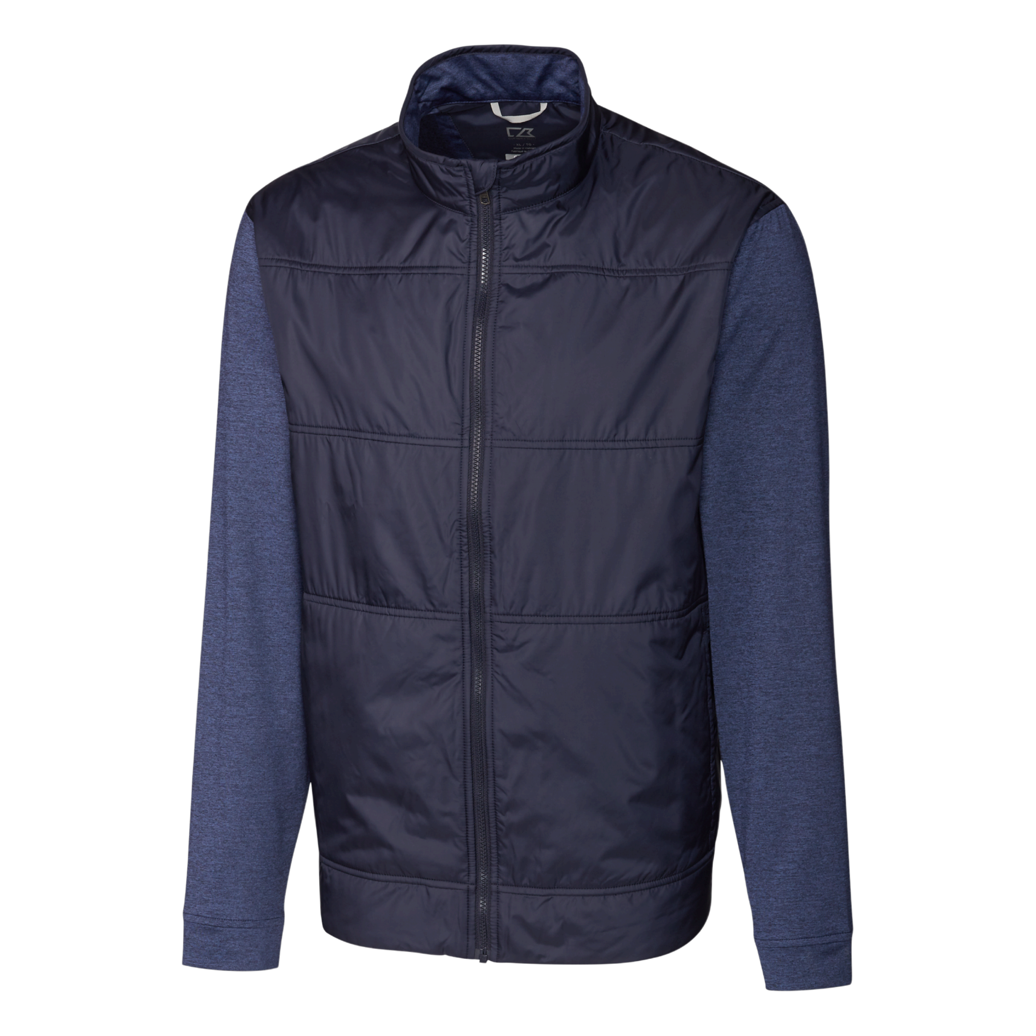 Stealth Hybrid Quilted Mens Full Zip Windbreaker Jacket