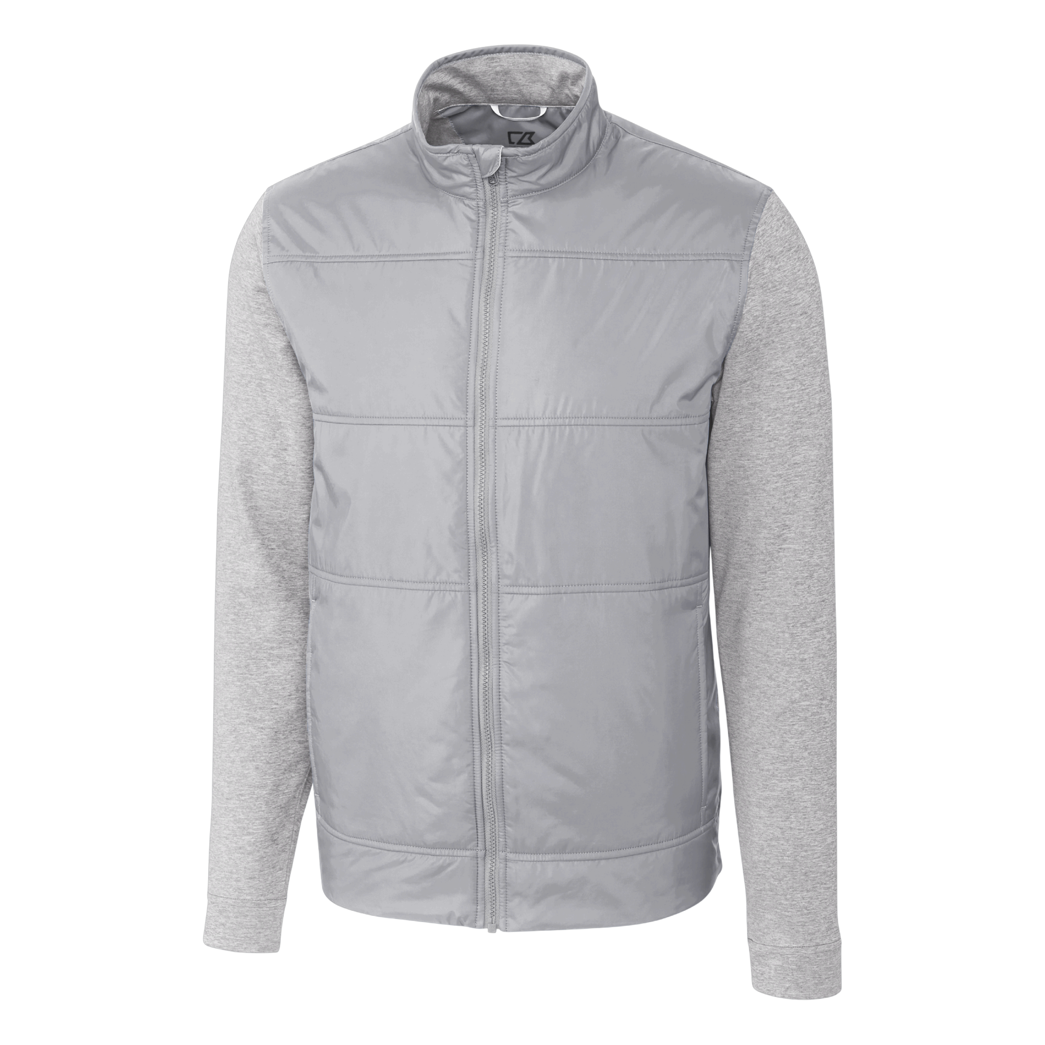 Stealth Hybrid Quilted Mens Full Zip Windbreaker Jacket