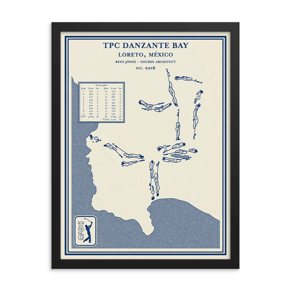 TPC Danzante Bay Course Map