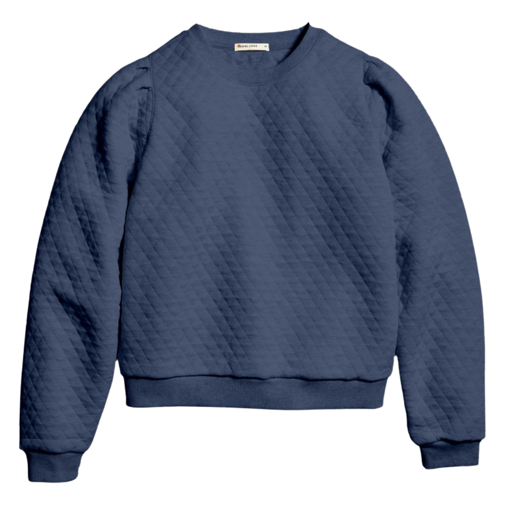 Women's Corbet Quilted Puff Sleeve Crewneck