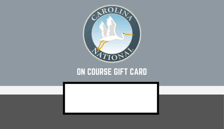 Carolina National On Course Gift Card